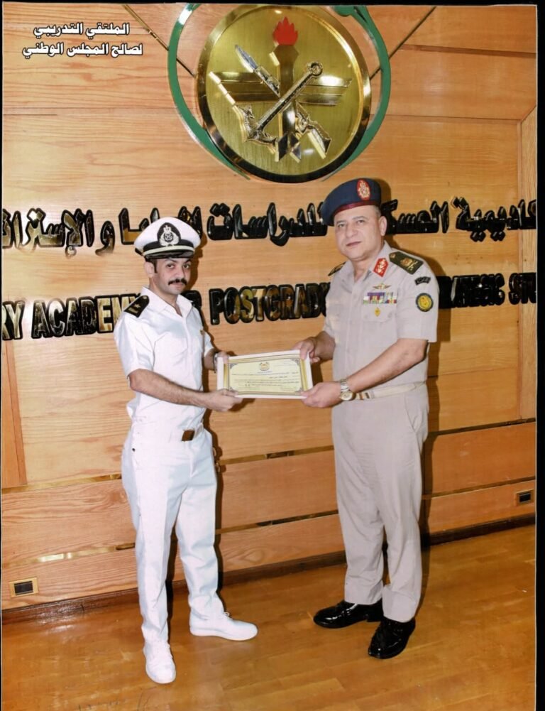 حسن محمد حسن السيد دياب مسيرة وطنية حافلة بالانضباط والعمل المؤسسي